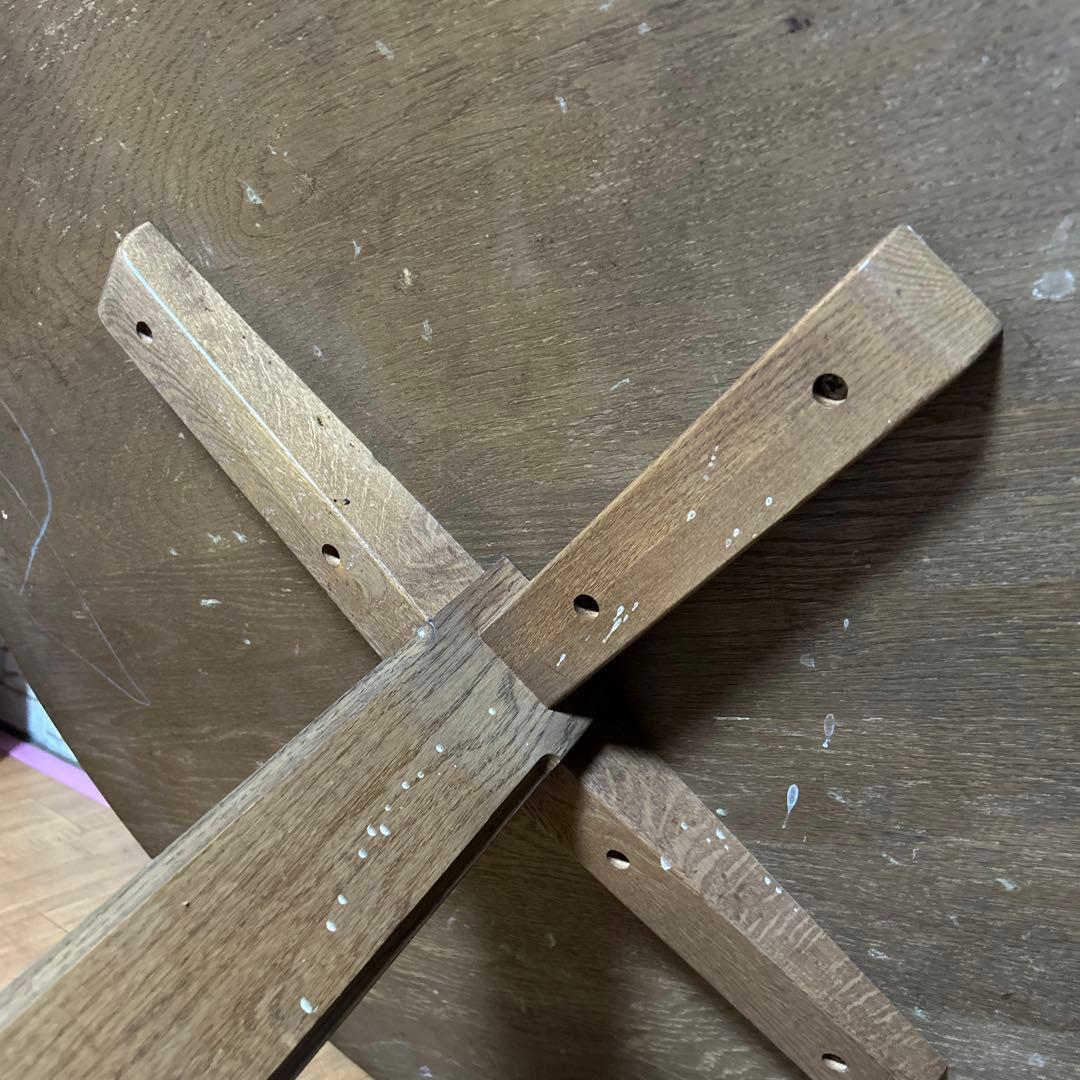 【レトロ】コスガ　ラウンドダイニングテーブル　丸テーブル