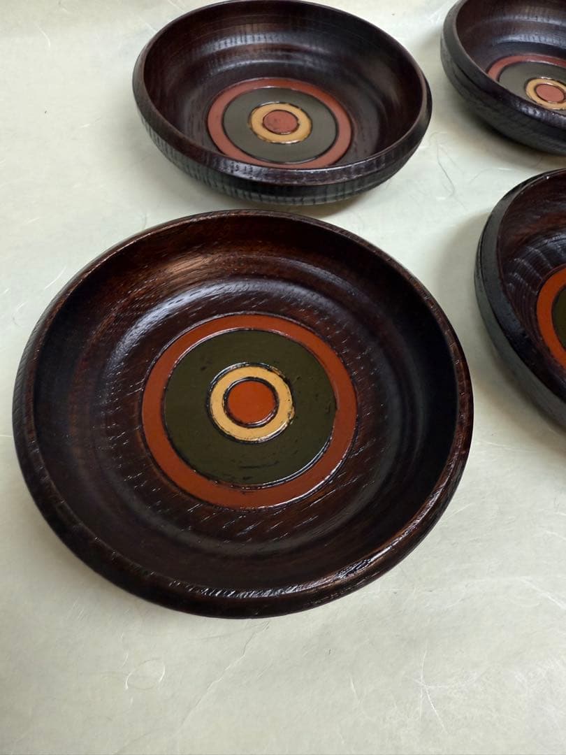 漆器皿 5枚セット 村瀬治兵衛