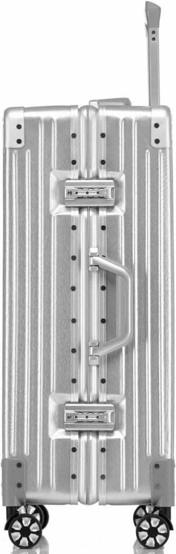 XL❤️大容量 スーツケース アルミフレーム シルバー 大容量 長期 旅行 出張