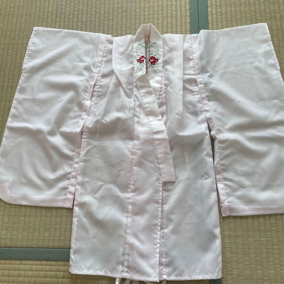 七五三　赤色　正絹　着物　3歳用　京ひめ