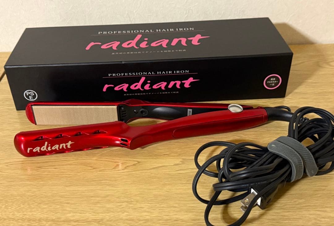 radiant ヘアアイロン 28mm
