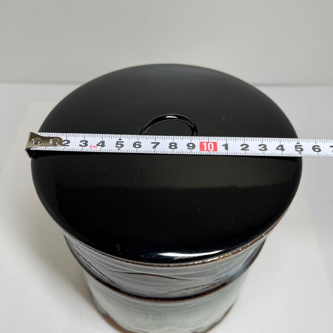 ☆茶3 加藤春永造　朝鮮唐津水指　共箱　東里7-1127②