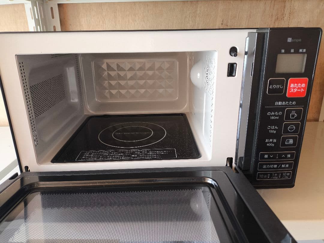 2022年製 ブラック 単機能電子レンジ
