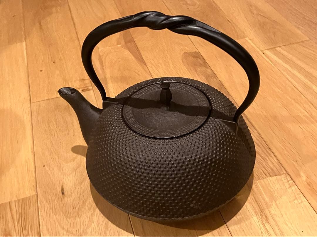 南部鉄器鉄瓶急須　アラレ