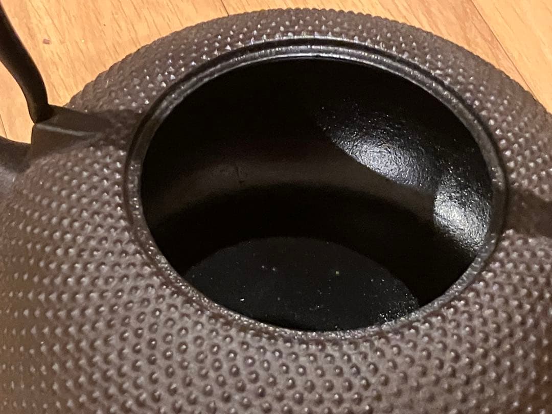 南部鉄器鉄瓶急須　アラレ