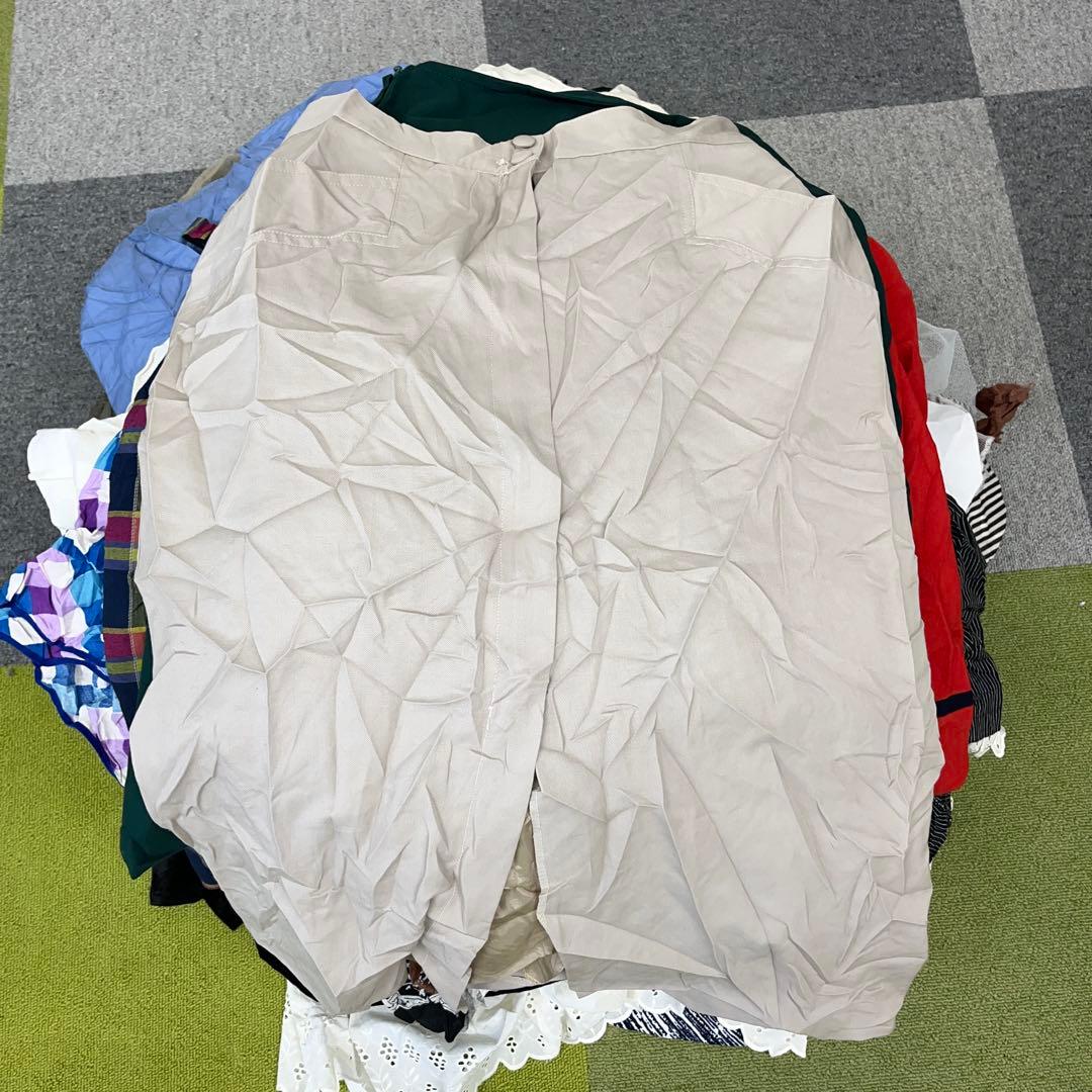 ^*^様 2 ユーロ古着　柄スカートミックス60着セットまとめ売りレディース