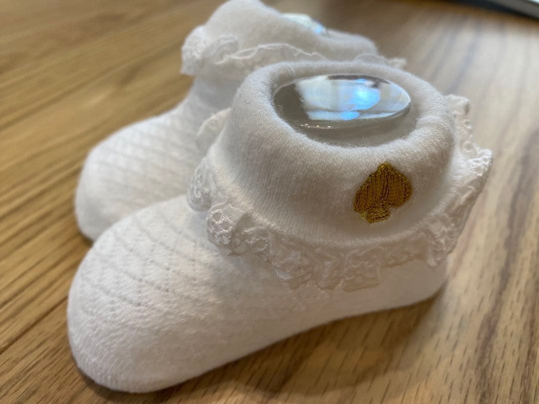 kate spade ベビー ロンパースドレス 靴下 結婚式