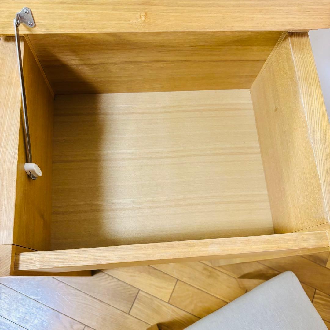 美品　無印良品 ドレッサー スツール付き 廃盤品