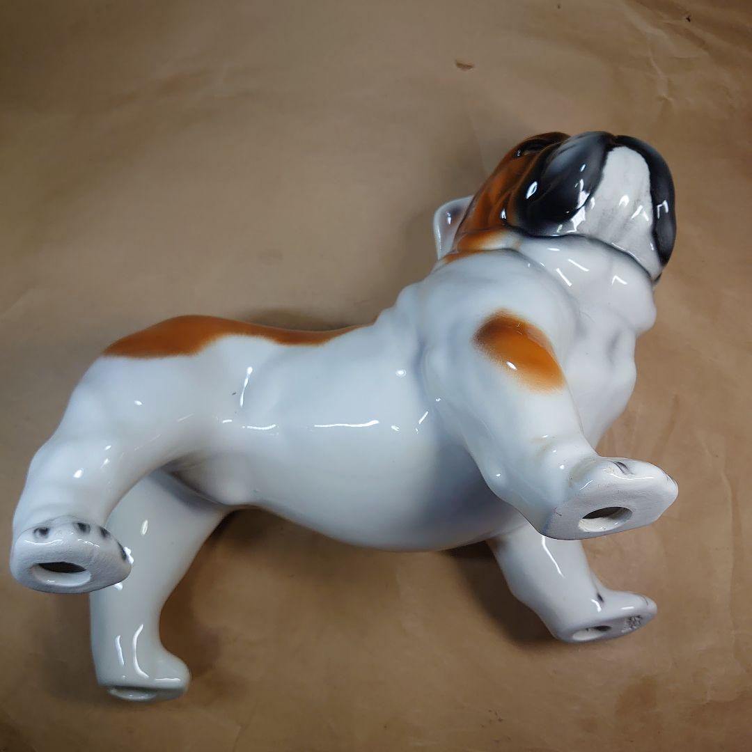 ブルドッグ　オブジェ　イタリア　陶器