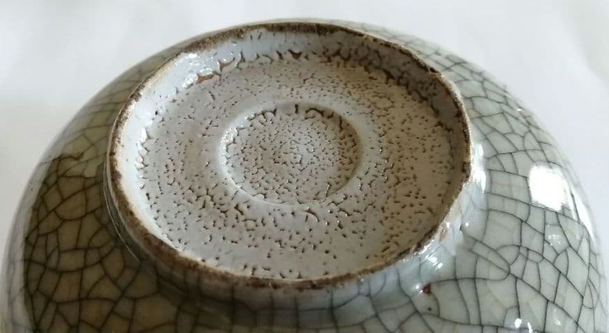大河内焼　ヒビ焼き風炉
