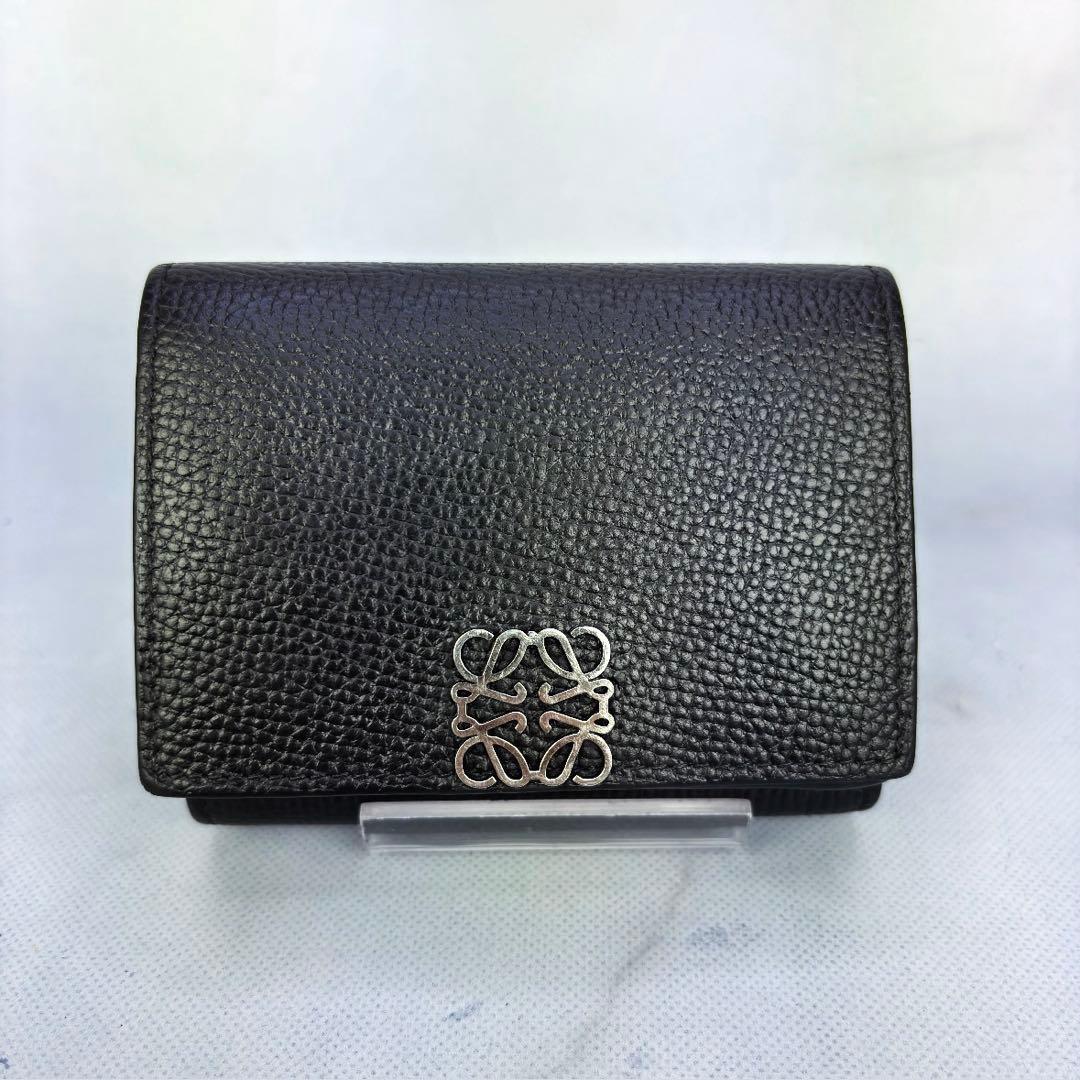LOEWE（ロエベ）アナグラム トライフォールド ウォレット三つ折り財布