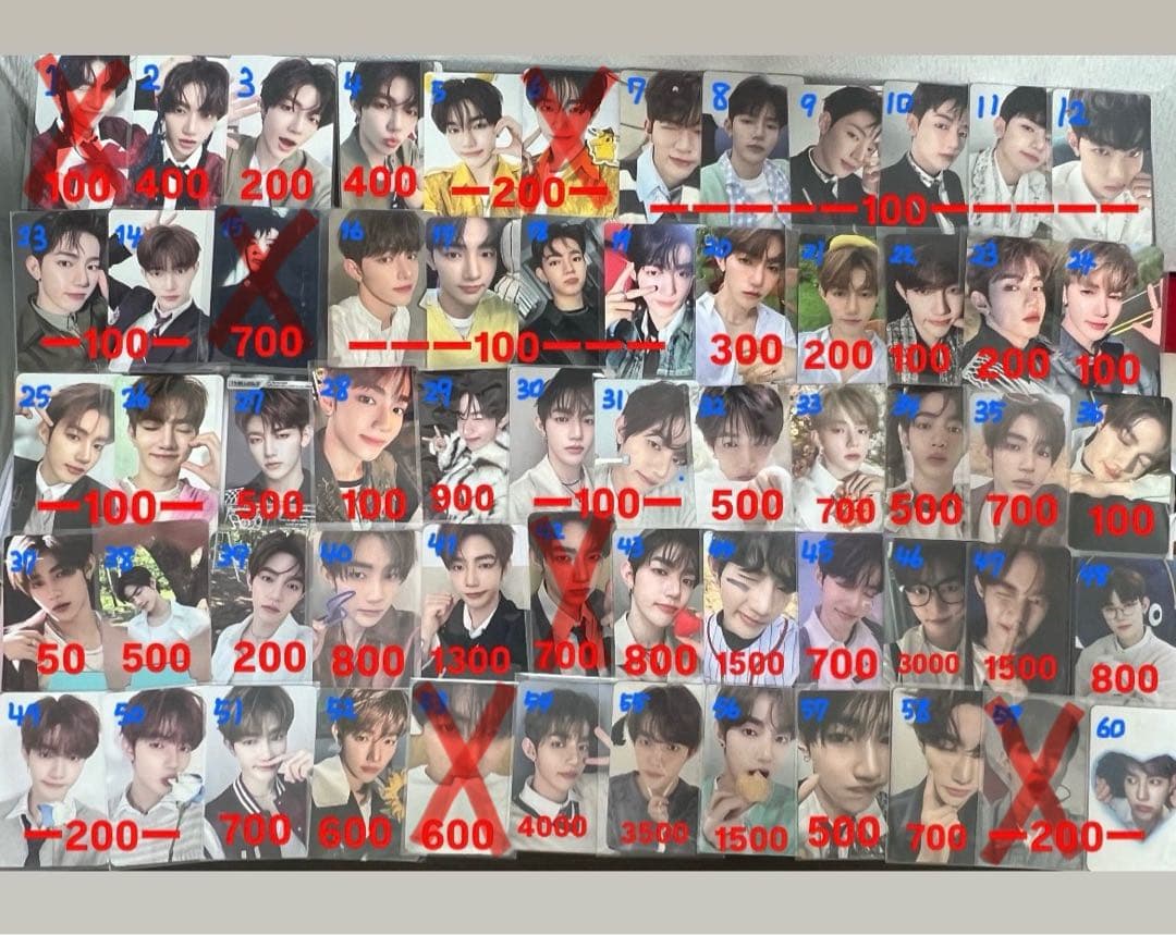 zerobaseone zb1 ゼベワン　ハオ　トレカ　まとめ売り　特典　封入