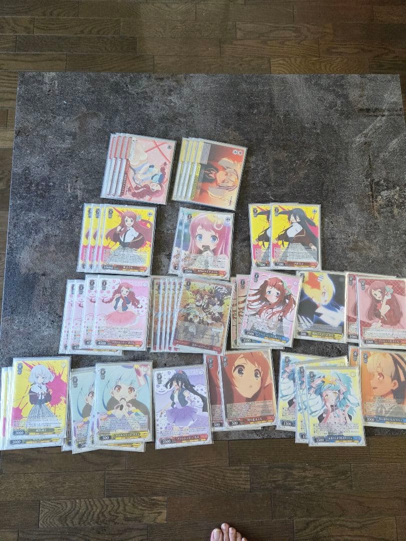 WS ゾンビランドサガ デッキ 炎扉　運命へのリベンジSR7枚入り