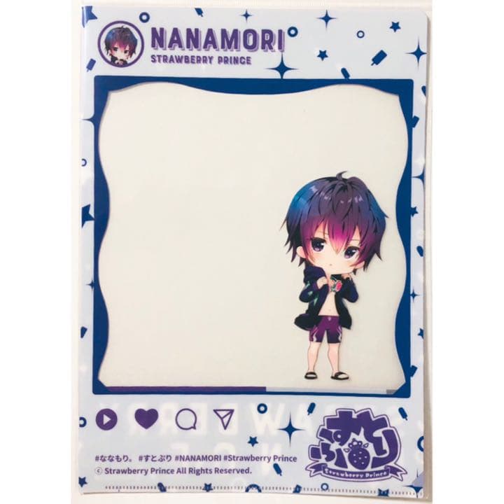 新品★すとぷり【ななもり。】クリアファイル★水着ver.★3点セット