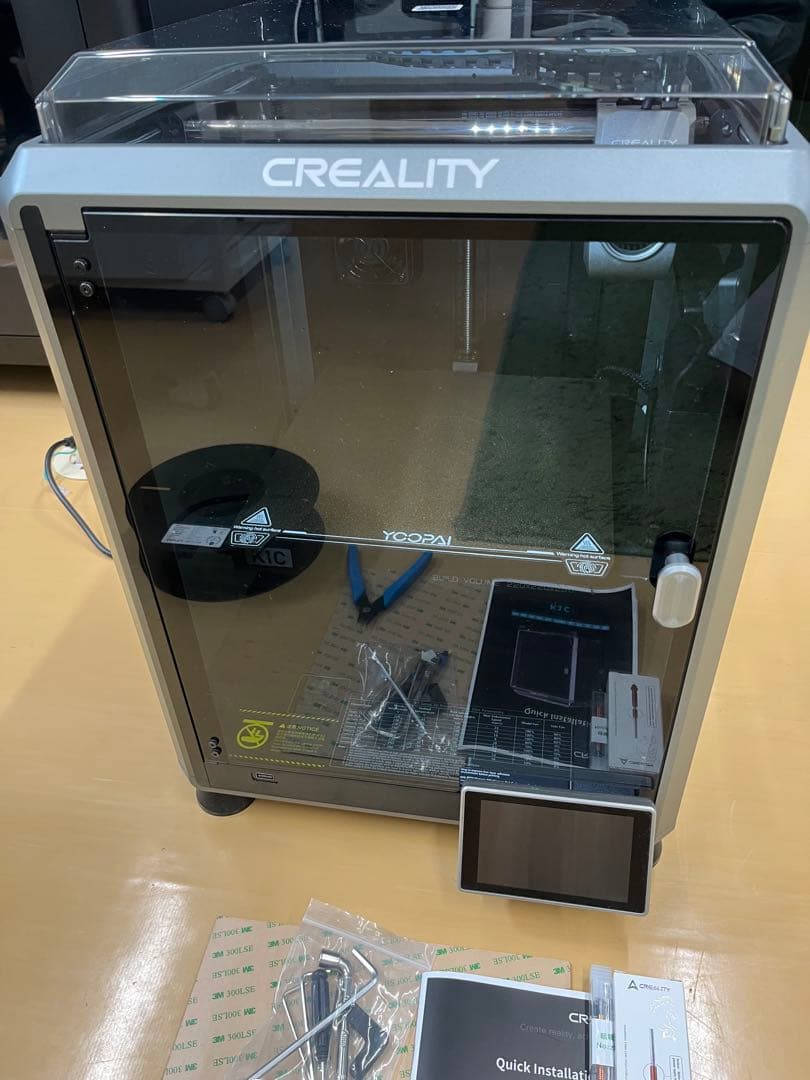 CREALITY K1C 3Dプリンター 本体 カメラ付き カーボン対応