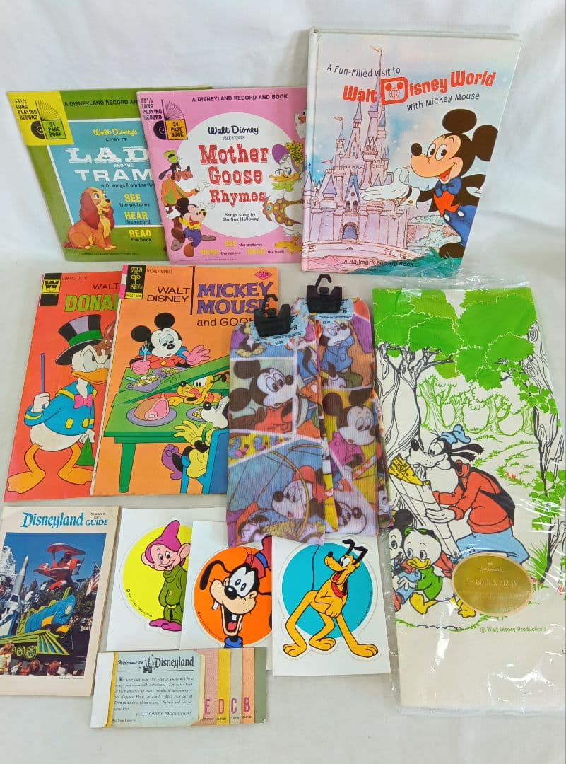 ディズニーキャラクターグッズセット　1970年代　レトロ　13点　アンティーク