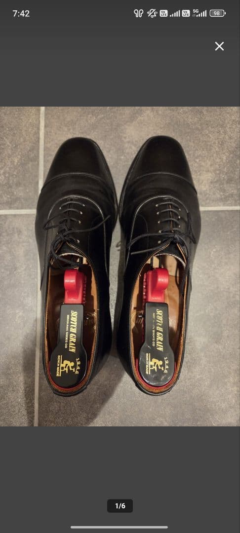 スコッチグレイン　アシュランス　 26.5cm 裏張り済み