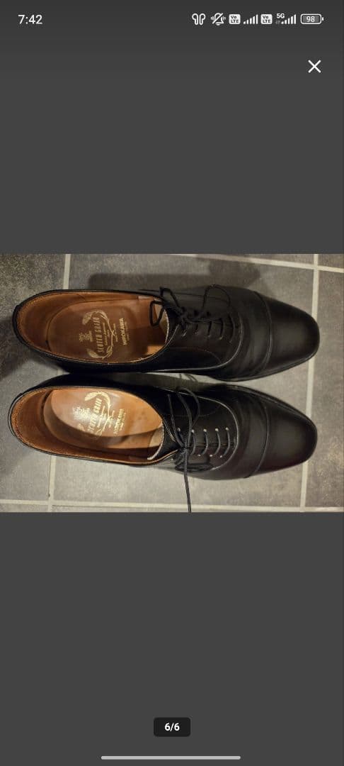 スコッチグレイン　アシュランス　 26.5cm 裏張り済み