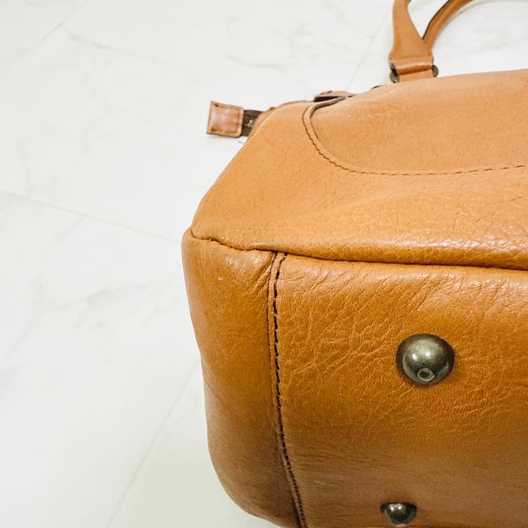 チーコ　ダコタDakota トートバッグ　レザー　革　ハンドバッグ　茶