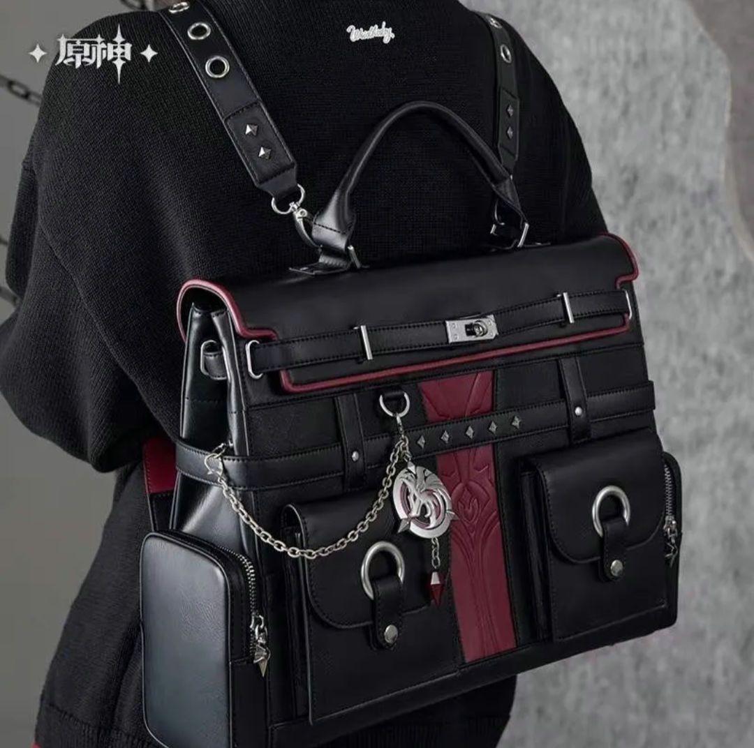 リオセスリ 原神 鞄 公式正規品 リュック リュック アクキー 特典 箱あり