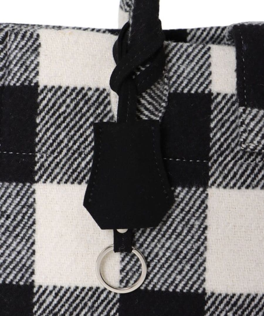 【新品未使用】ツルバイマリコオイカワ　Aimee ブロックチェック　ハンドバッグ