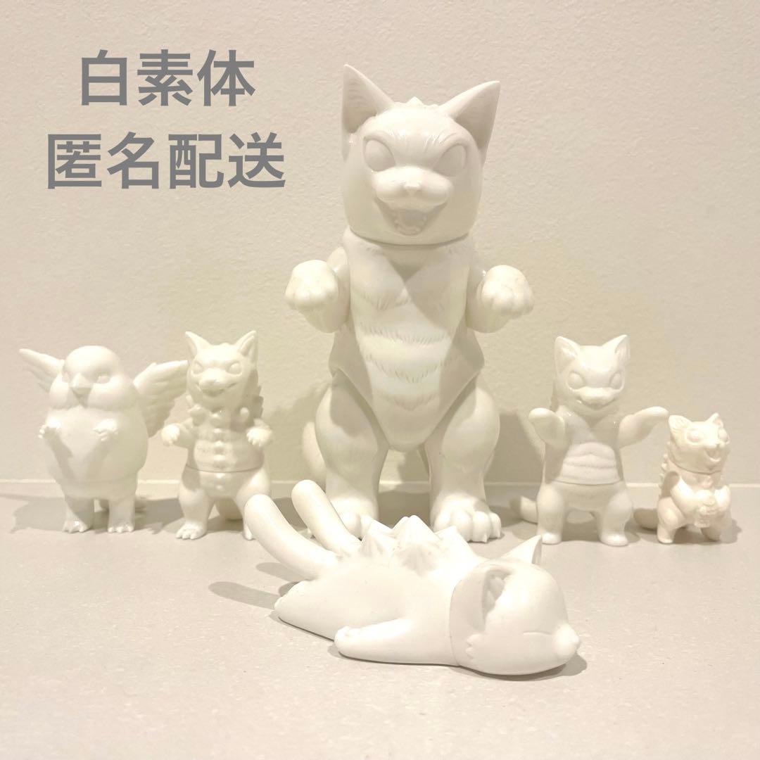【まとめ売り】白素体 ネゴラ 小夏屋 ソフビ 6体 セット