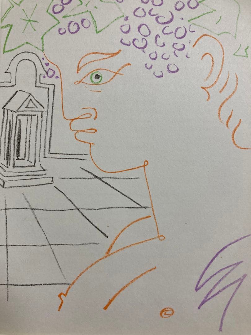 【希少】ジャン・コクトー 「テアトル バッカス」リトグラフ