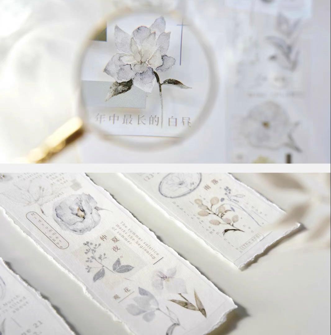 ⭐️SALE⭐️ 雀斑茶《蝉时雨》海外マスキングテープ　マステ 【1338】