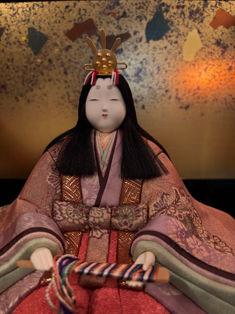 木目込み雛人形10人飾り