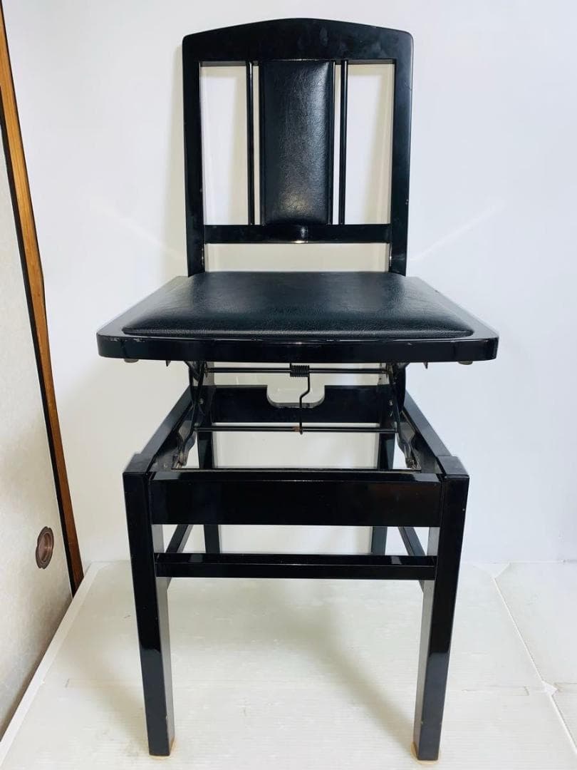 カワイ トムソン椅子 ピアノ 椅子 DX背付 高さ調節