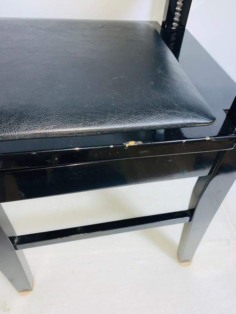 カワイ トムソン椅子 ピアノ 椅子 DX背付 高さ調節