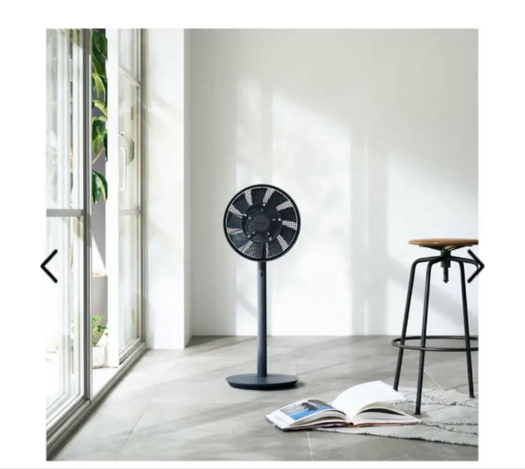 新品未使用　バルミューダ グリーンファン　ダークグレーEGF-1800-DK