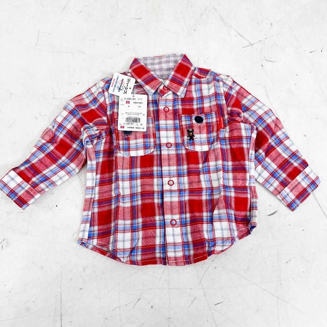 よ*こ様 K9110 ミキハウス オーバーオール シャツ パンツ 4枚 セット