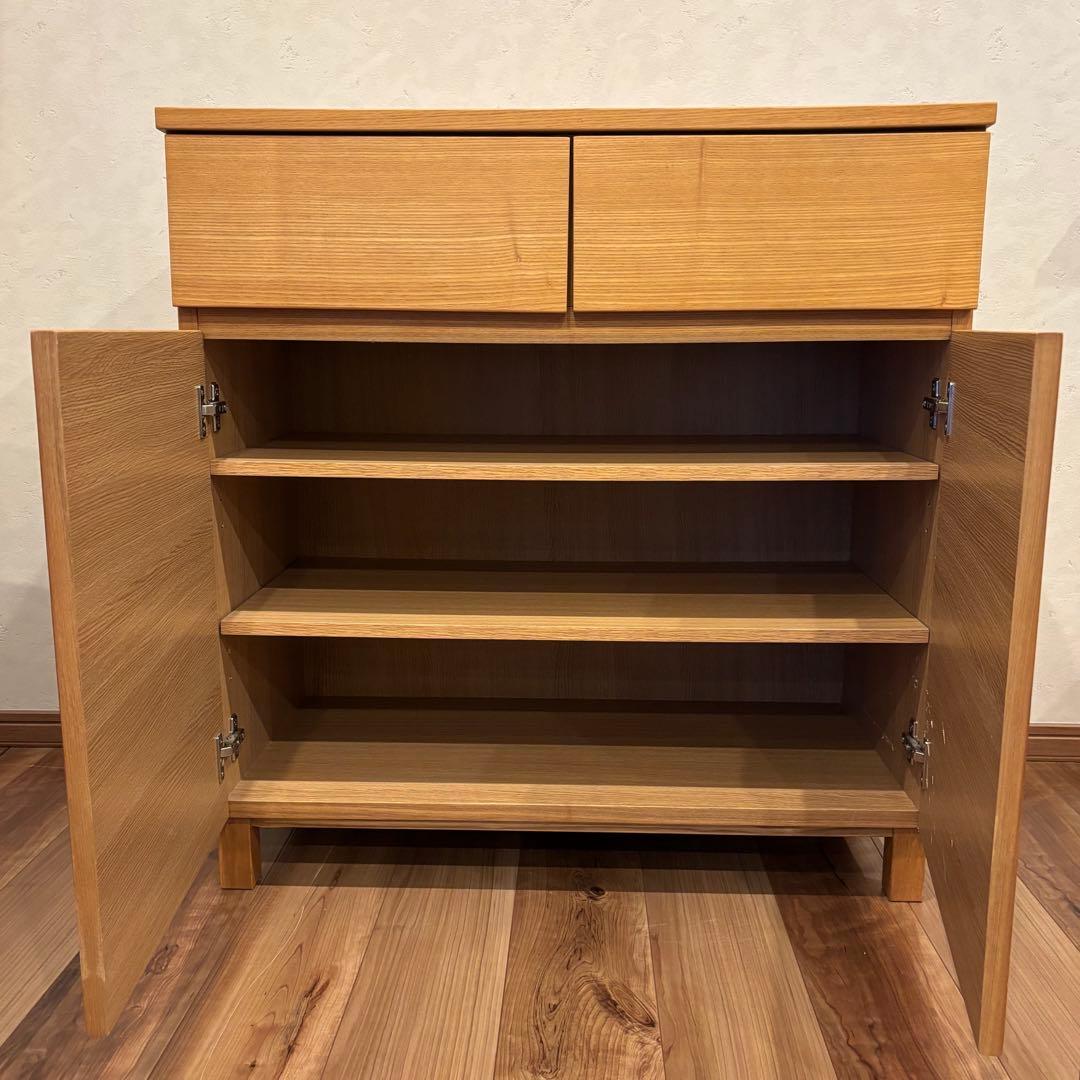 廃盤✨無印良品　キャビネット オーク
