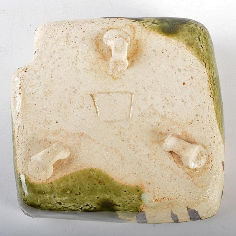 北大路魯山人作　織部焼　向付　共箱　D　R5335