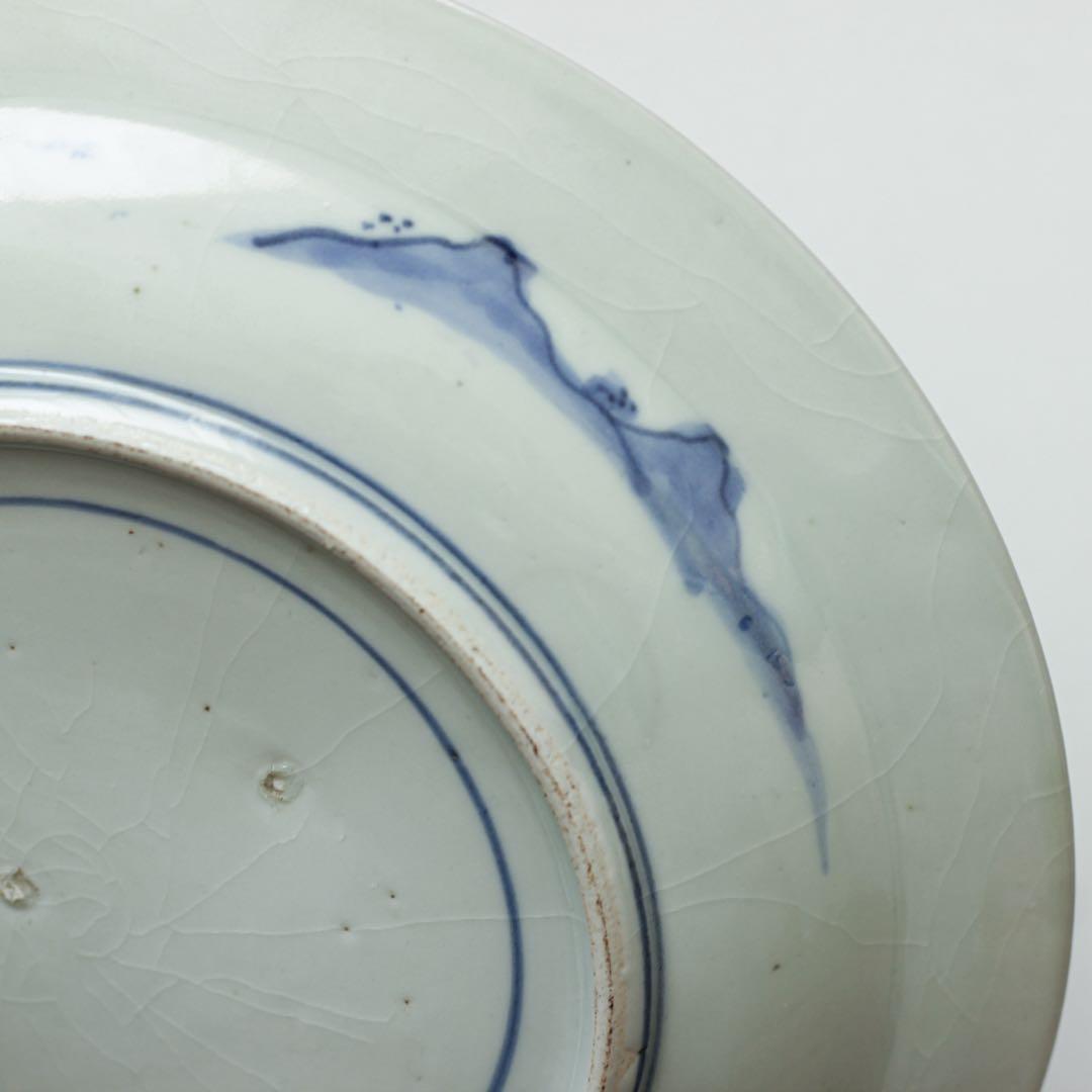 伊万里　古伊万里　江戸　中期　龍　型紙摺り