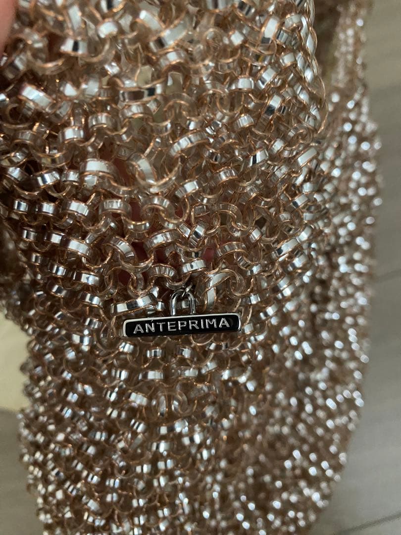 アンテプリマ　ワイヤーバッグ　ゴールド　トート　ハンドバッグ