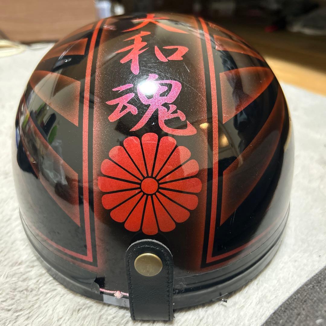 コルク半　カスタム　富士日章　三つボタン　赤黒高級クリヤ