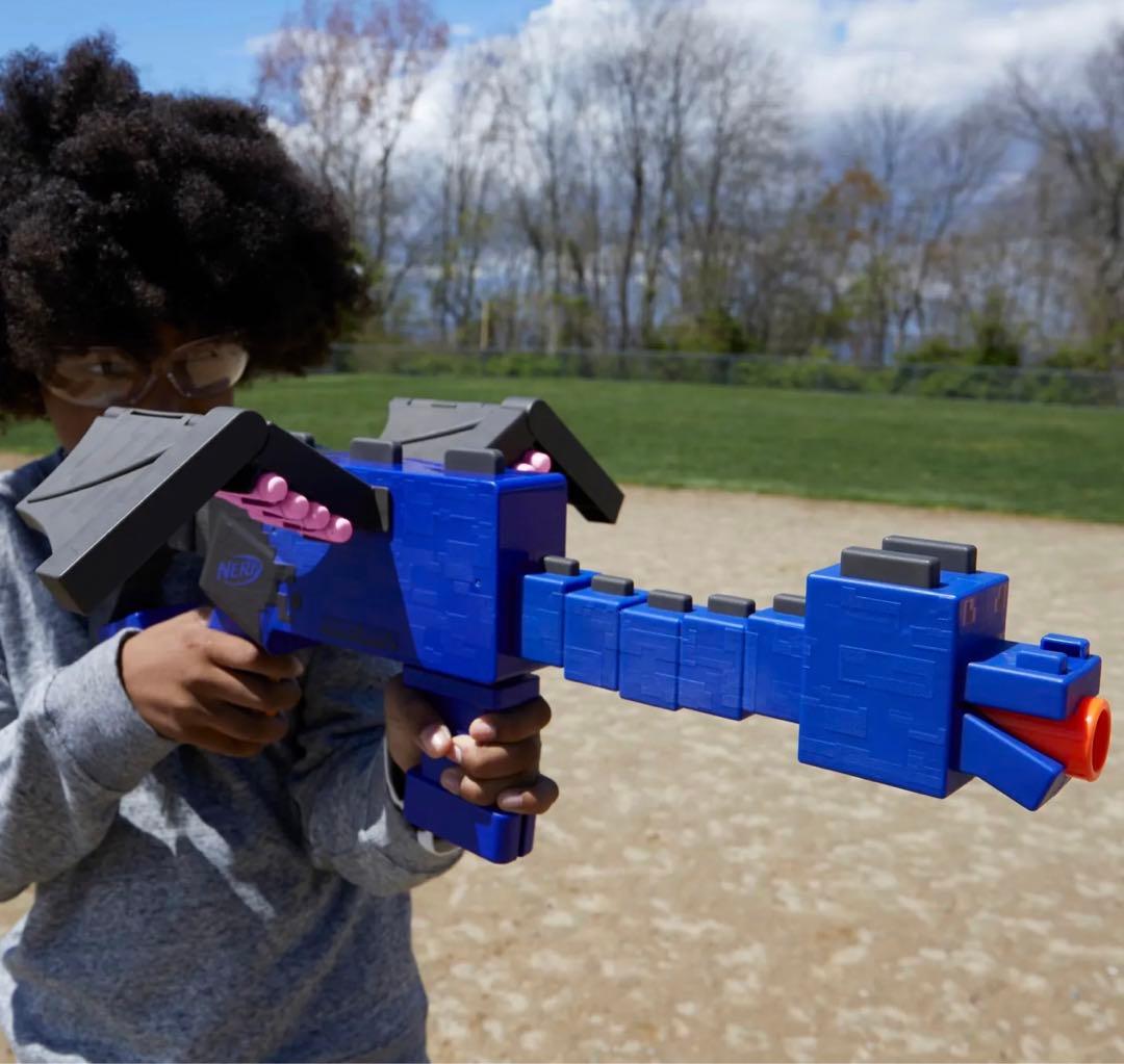 新品2箱⭐️x'masお誕生日兄弟マインクラフト　エンダーマン　ナーフ銃おもちゃ