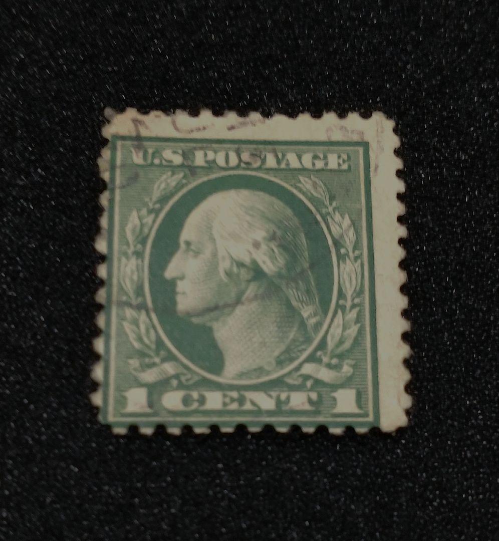 ジョージ・ワシントン1セント希少グリーン切手