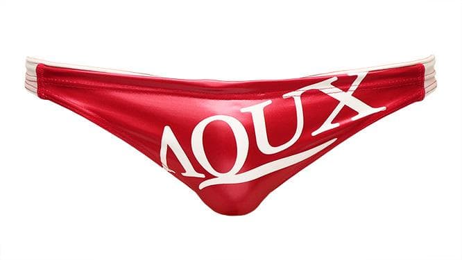 AQUX【XXL！瞬殺完売】ポロパン 競パン 水着 赤/EGDE Vパン ミズノ