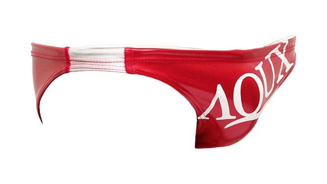 AQUX【XXL！瞬殺完売】ポロパン 競パン 水着 赤/EGDE Vパン ミズノ