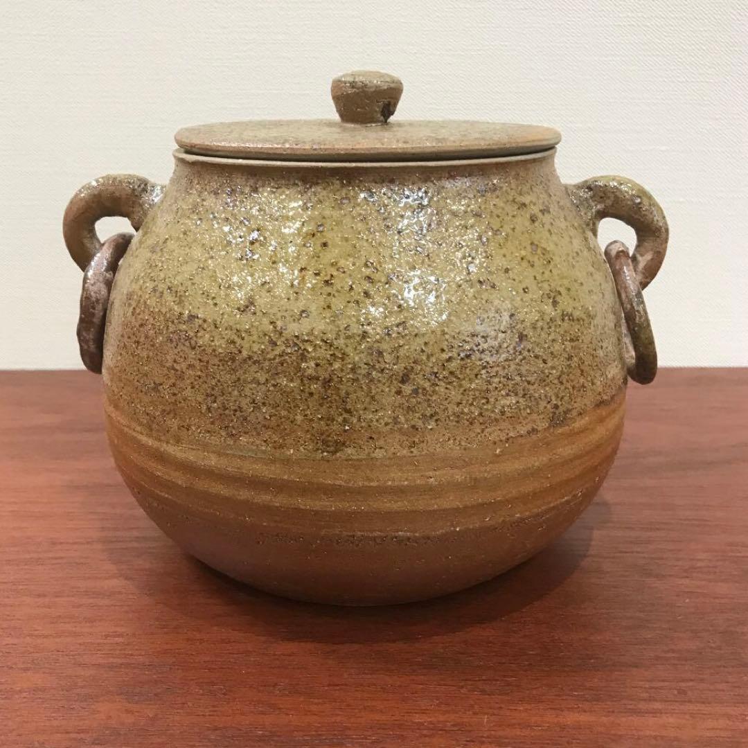 水指　丹波焼　立杭焼　市野伊作造　茶道具　茶道