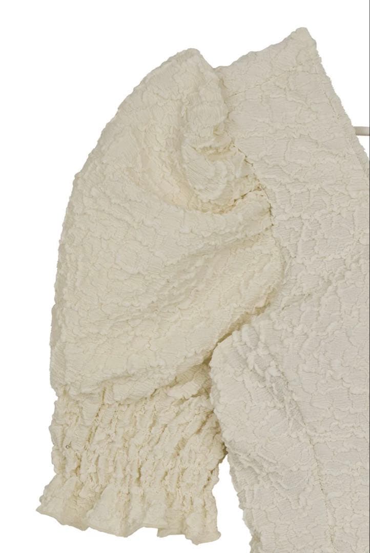 Ameri BUMPY PUFF SHOULDER SWIMWEAR ブラック