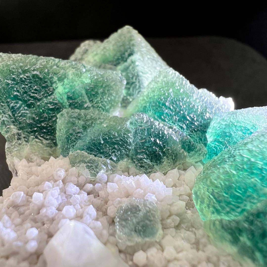 ヤオガンシャン産　ブルーグリーンシュガーフローライト