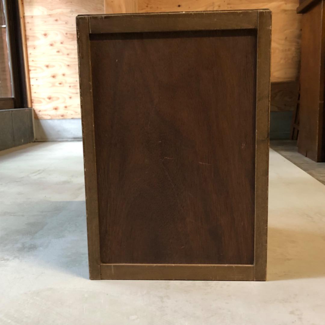 昭和　アンティーク　木製　書類棚　書類ケース　箪笥　レターケース　引き出し