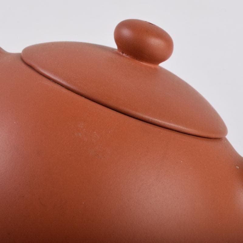 中国　紫砂　朱泥　急須　茶壷　在銘　V　R8920