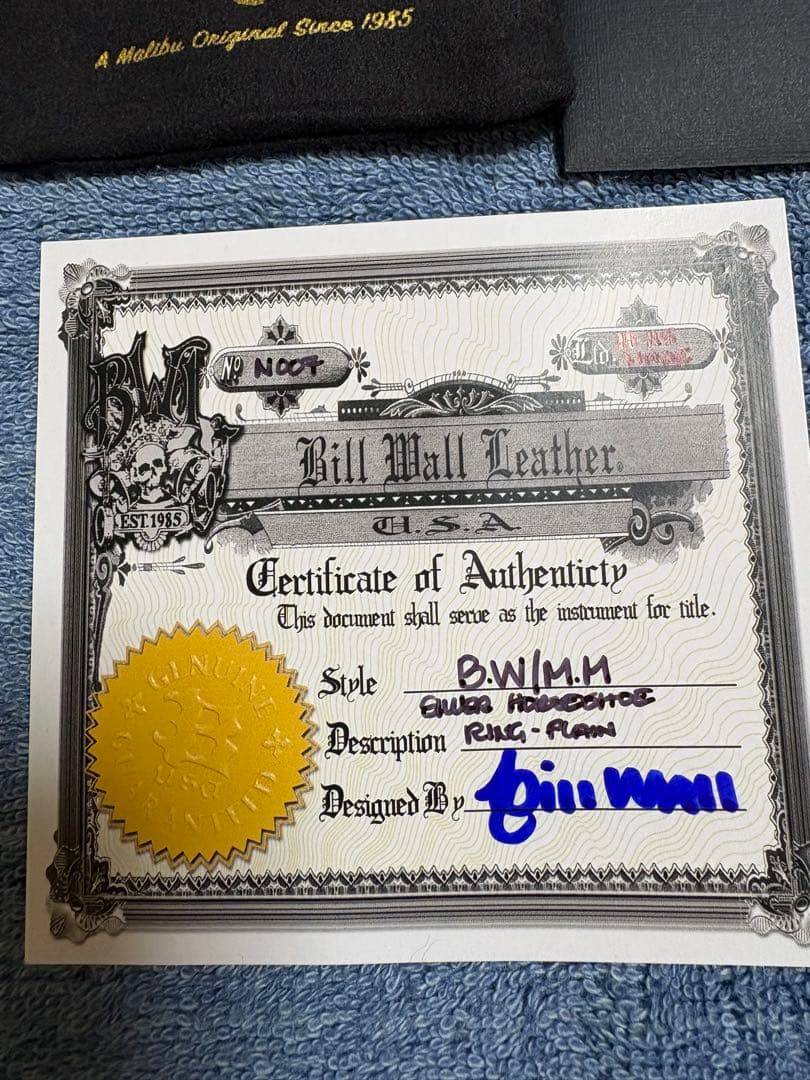 1月18日まで　Bill Wall Leather ビルウォールレザー