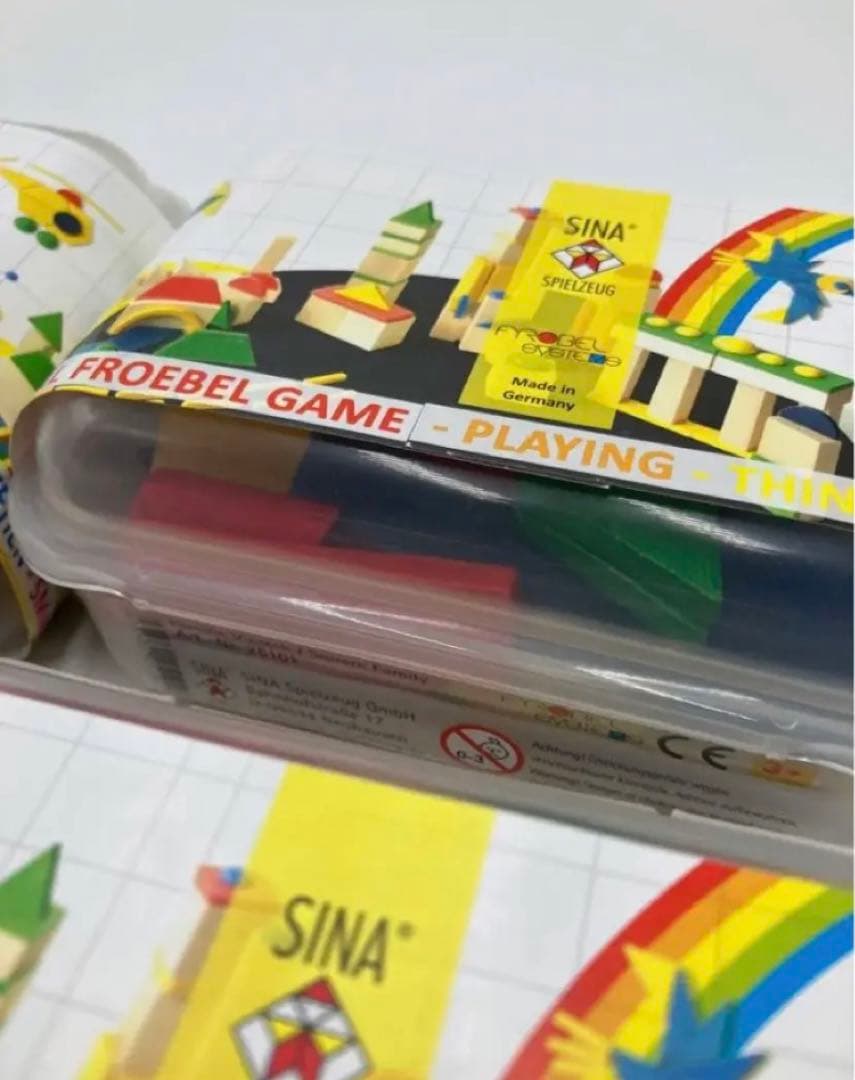 ジーナ社　フレーベルの恩物　ジーナリング　ジーナスティック　３点