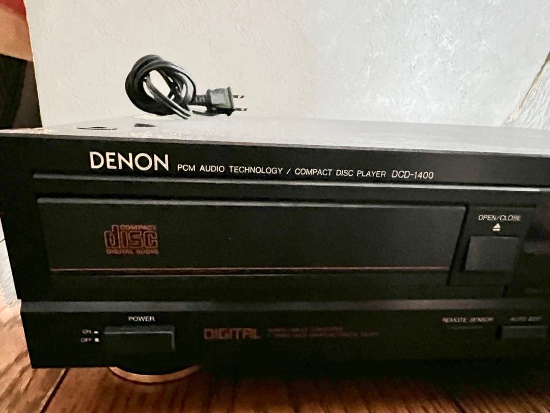 ジャンク品　DENON　CDプレーヤー　DCD-1400　レトロ品